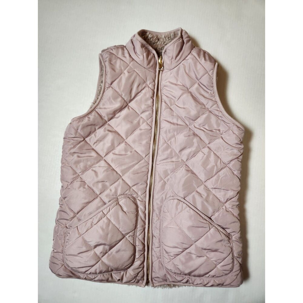 Maurices Women's XS Reversible Quilted Puffer & Sherpa Fleece Vest